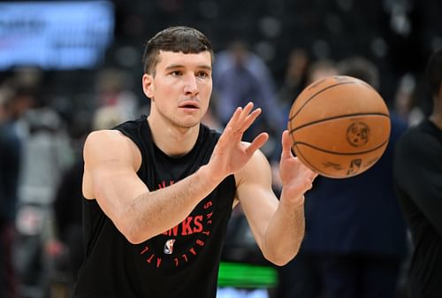 Atlanta Hawks combo guard Bogdan Bogdanovic (Image Credit: Dan Hamilton-Imagn Images)