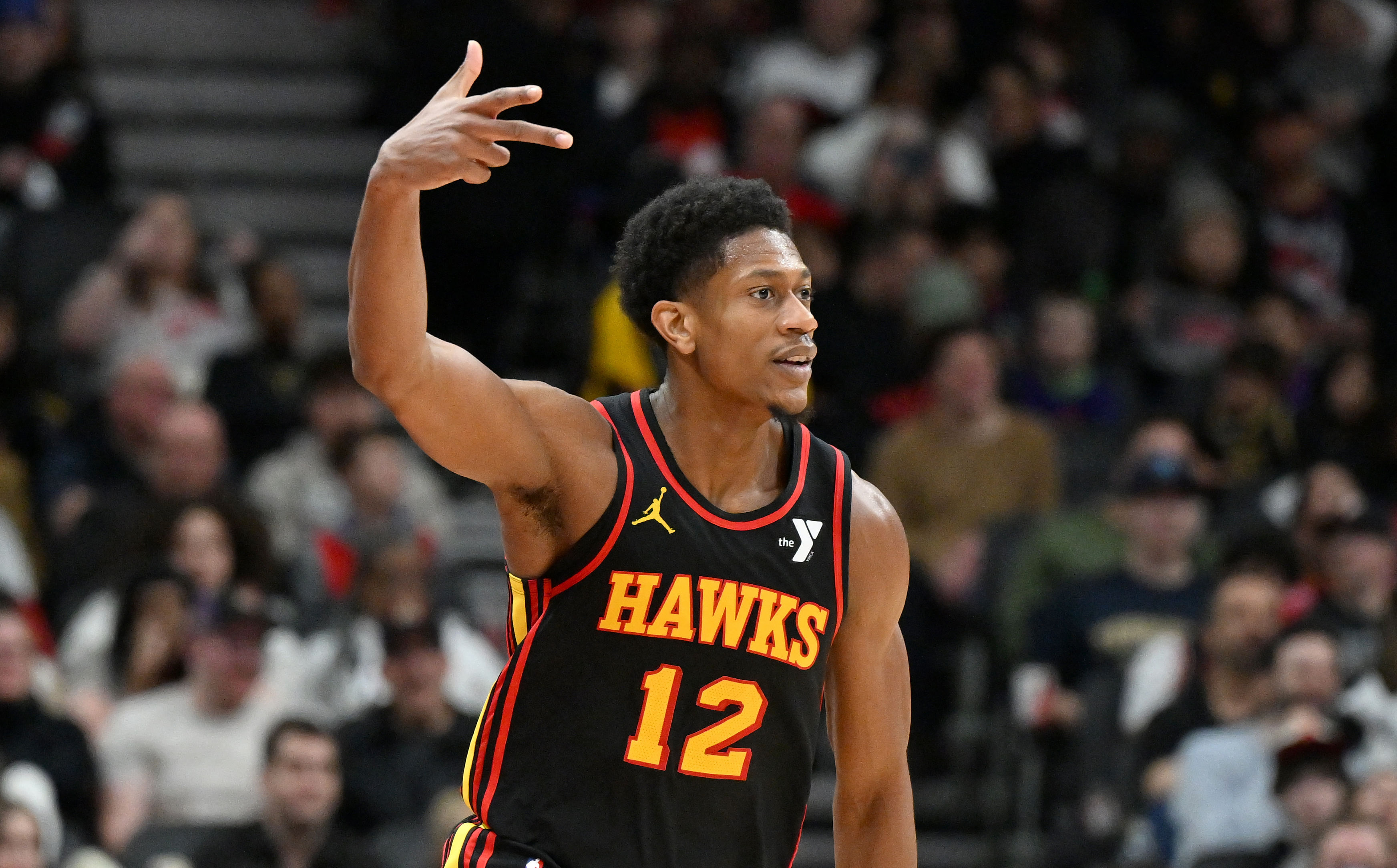 Atlanta Hawks forward De&#039;Andre Hunter (Image Credit: Dan Hamilton-Imagn Images)