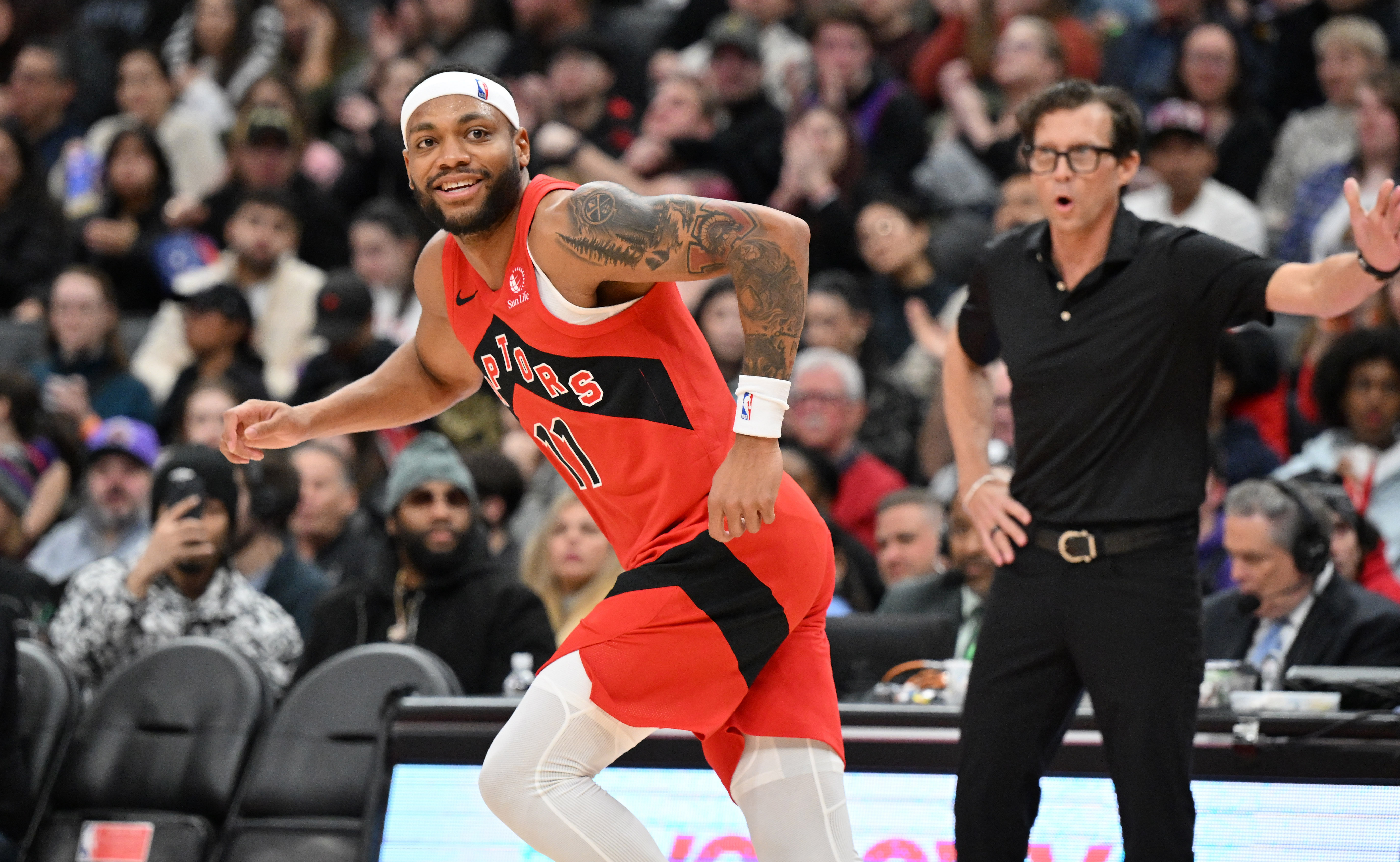 Toronto Raptors wing Bruce Brown (Image Credit: Dan Hamilton-Imagn Images)