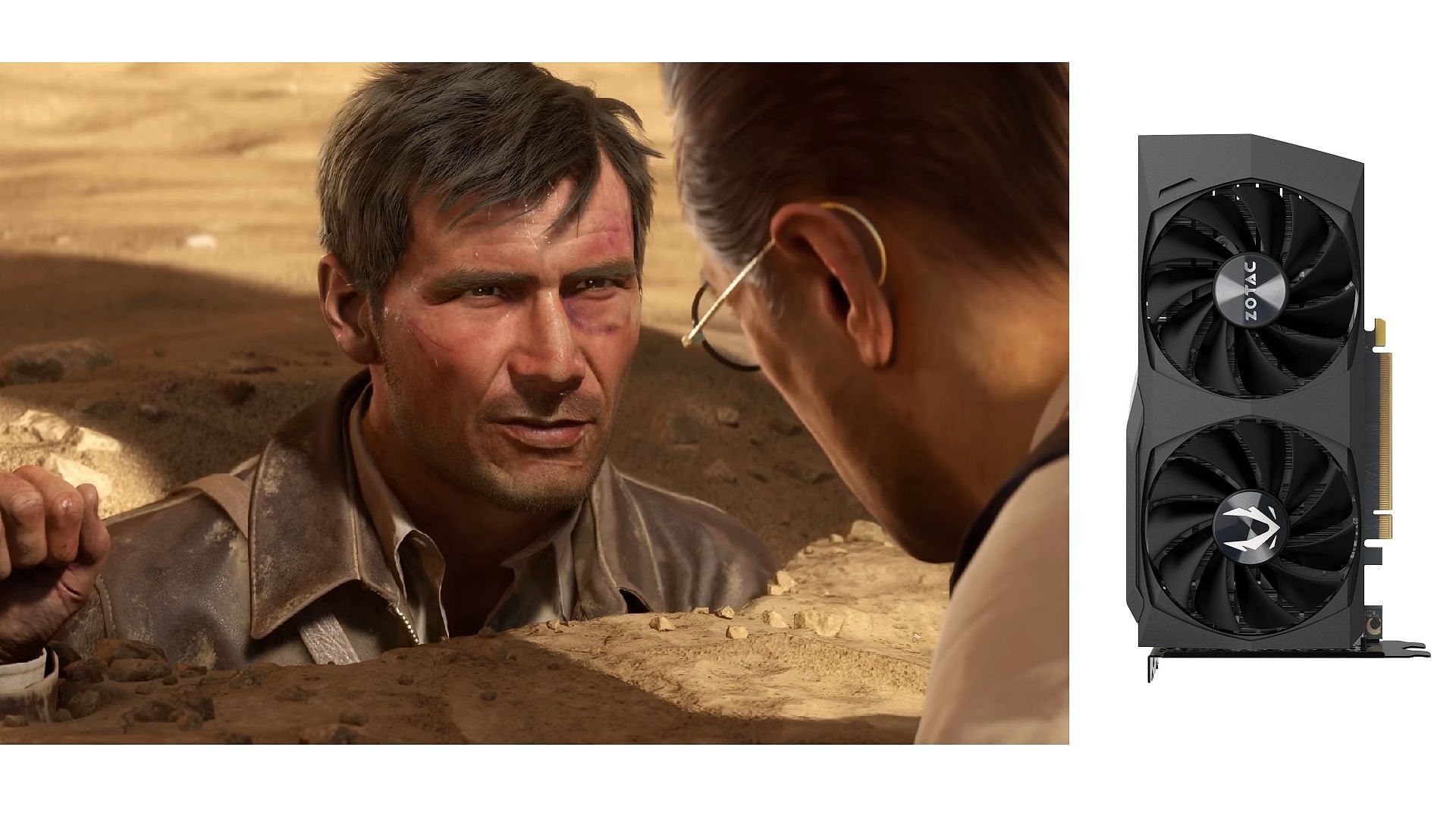 Picture of Indiana Jones and the Great Circle and ZOTAC RTX 3050