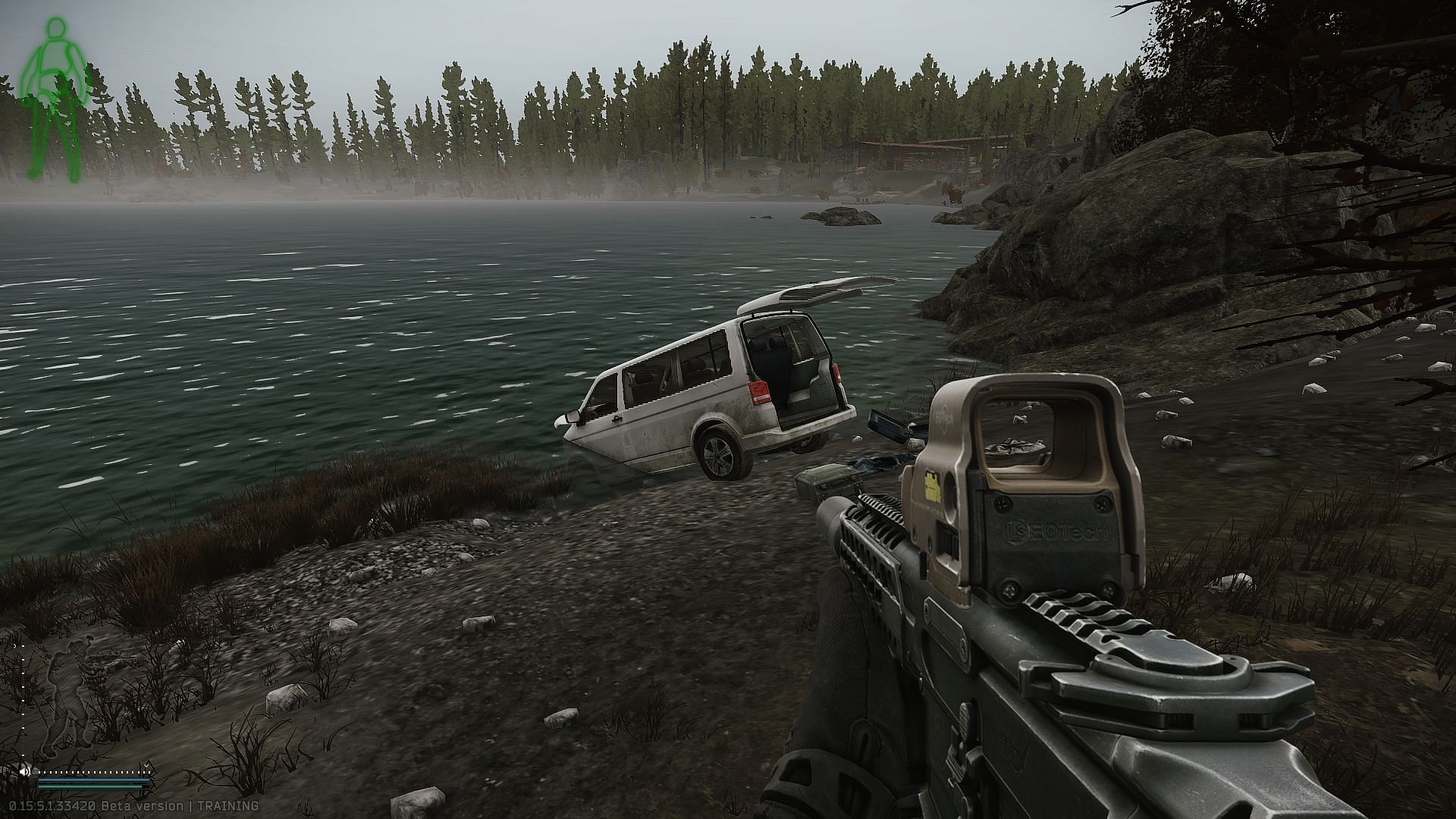 The lost minivan (Image via Battlestate Games)