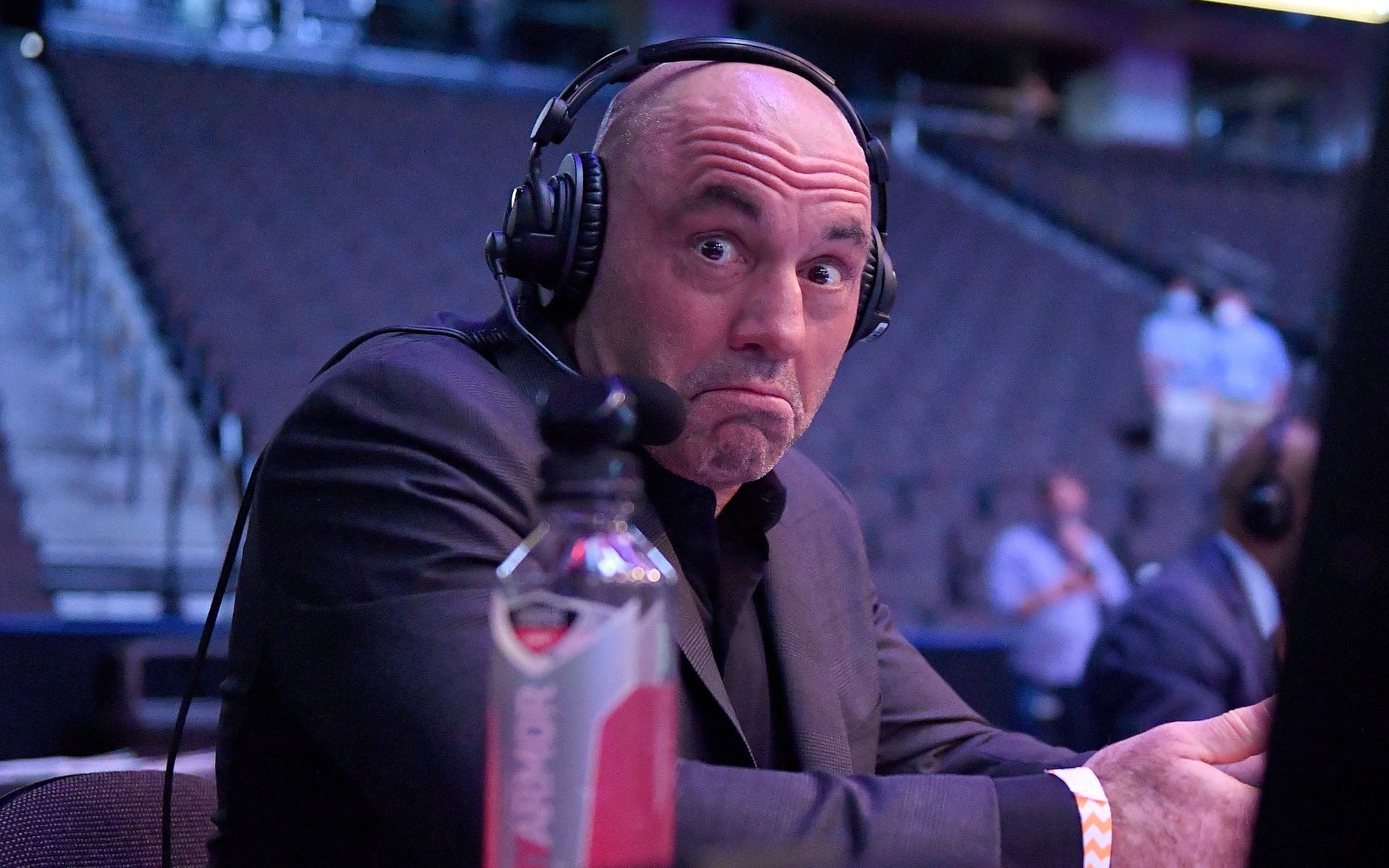 Joe Rogan (pictured) has been known to host a wide variety of guests on the JRE podcast [Image courtesy: Getty Images]