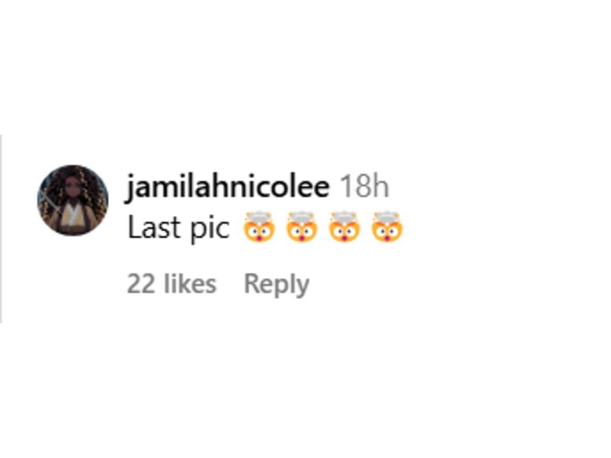 Jamilah Nicole's comment