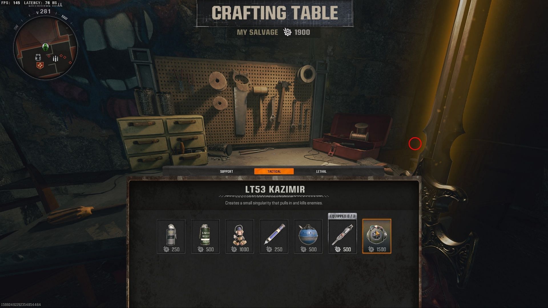 Purchase the Kazimir in Black Ops 6 Zombies Citadelle des Morts (Image via Activision)