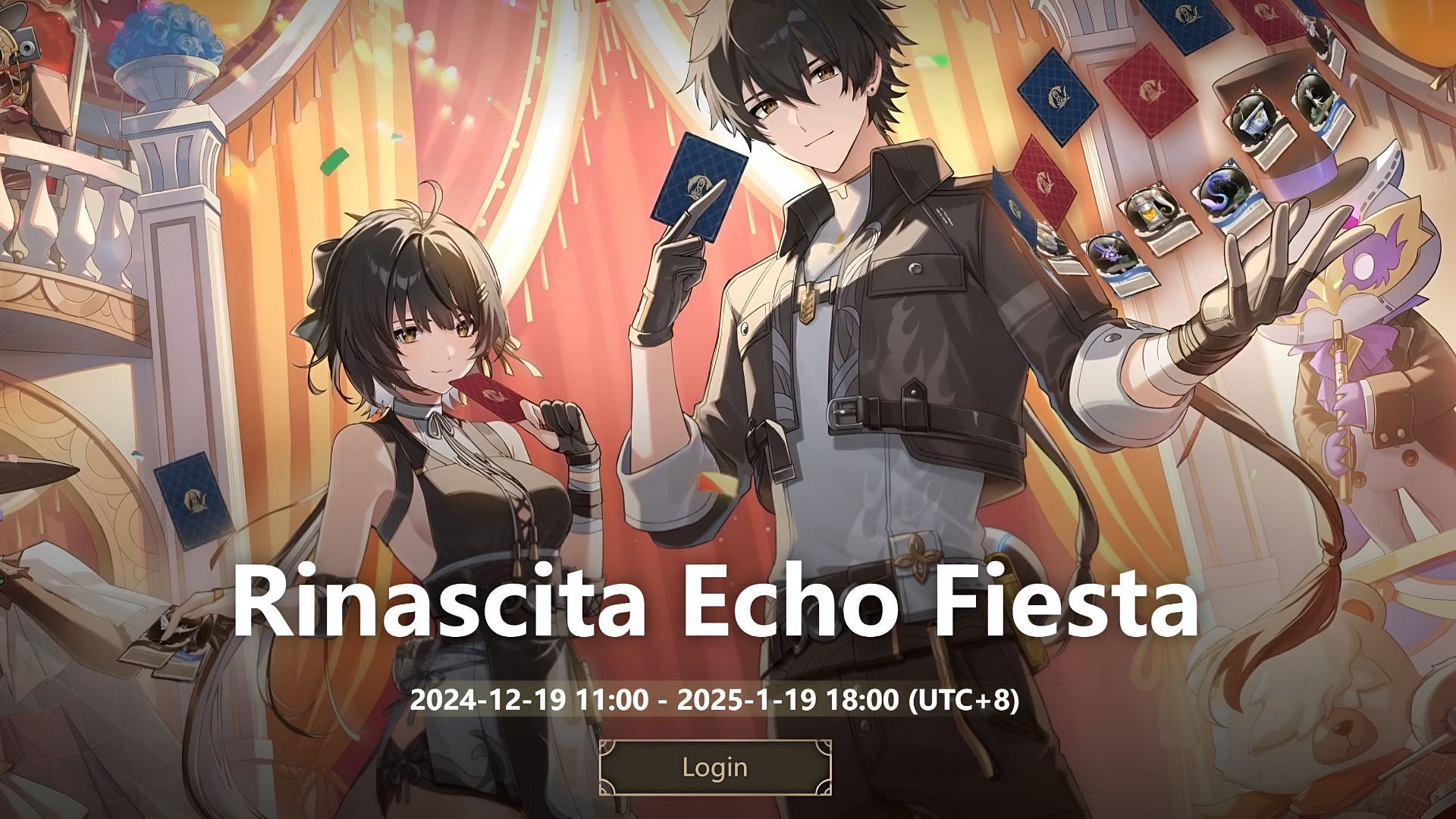 Rinascita Echo Fiesta web event guide (Image via Kuro Games)