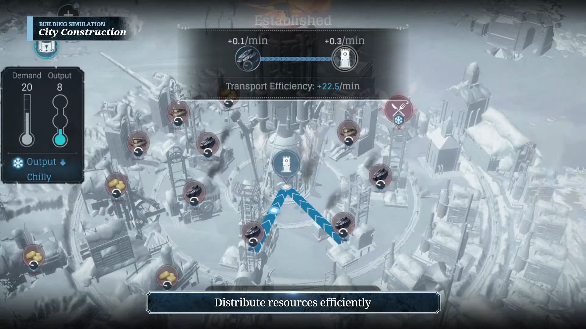 Among the best building upgrades to prioritize in Frostpunk Beyond the Ice, improving the generator is important for managing coal (Image via Com2uS)