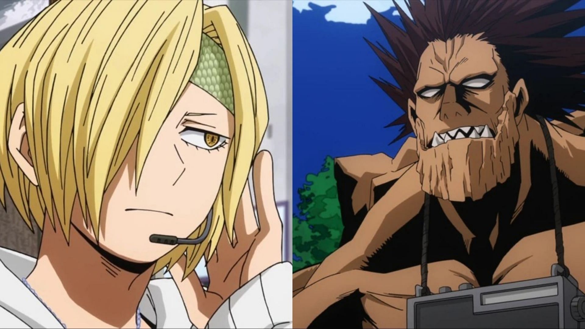 Ryukyu and Gigantomachia as seen in My Hero Academia (Image via Bones)