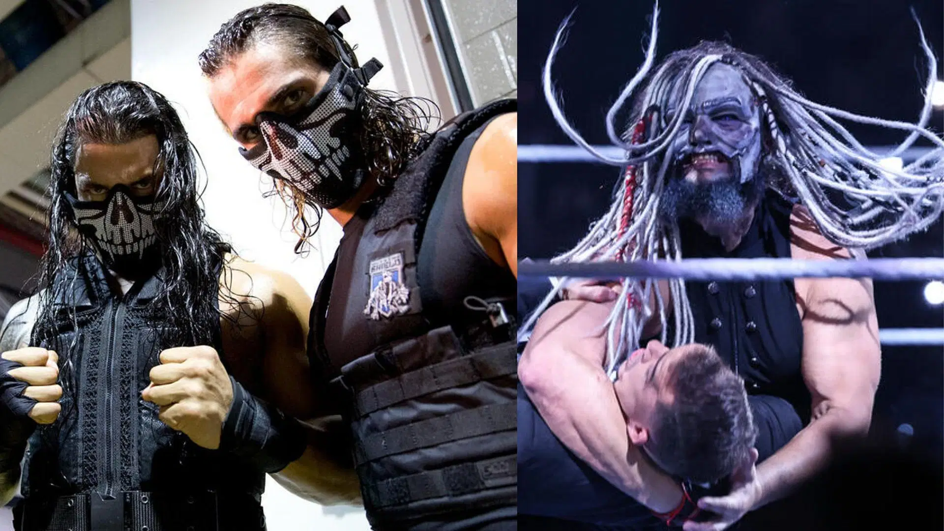 The Shield; Uncle Howdy (Images via WWE.com)