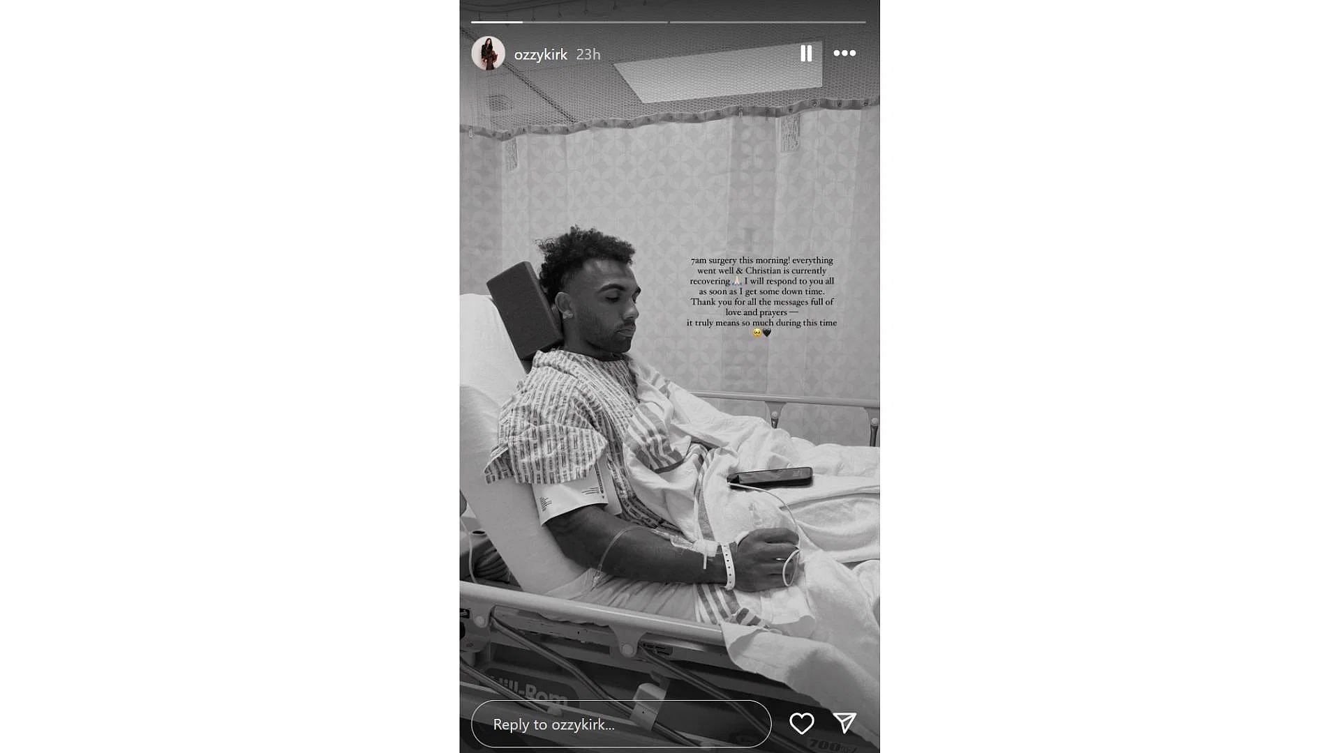 Christian Kirk&#039;s wife Ozzy thanks well-wishers after collarbone injury ends 2024 NFL season [Image credit: @ozzykirk IG]