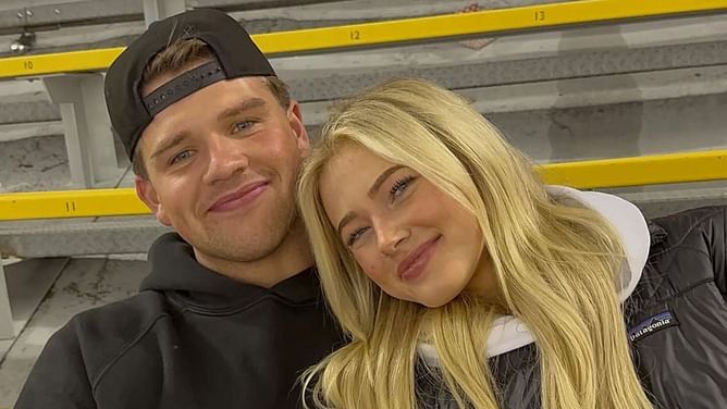 Stephen Nedoroscik's dance partner Rylee Arnold shows off hilarious Christmas present for boyfriend Walker Lyons