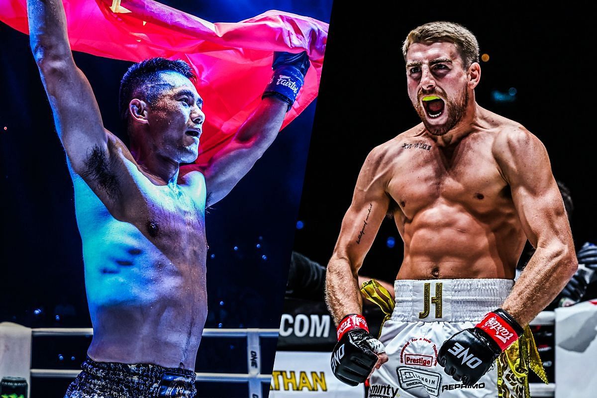 Wei Rui (L) and Jonathan Haggerty (R) | Photo credit: ONE Championship