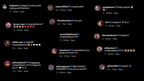 Stars congratulate Maxxine Dupri (via her Instagram)