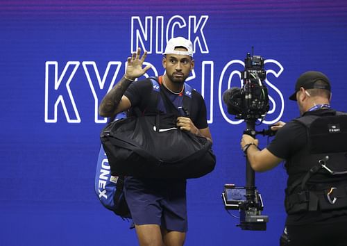 Nick Kyrgios at the US Open 2022. (Photo: Getty)