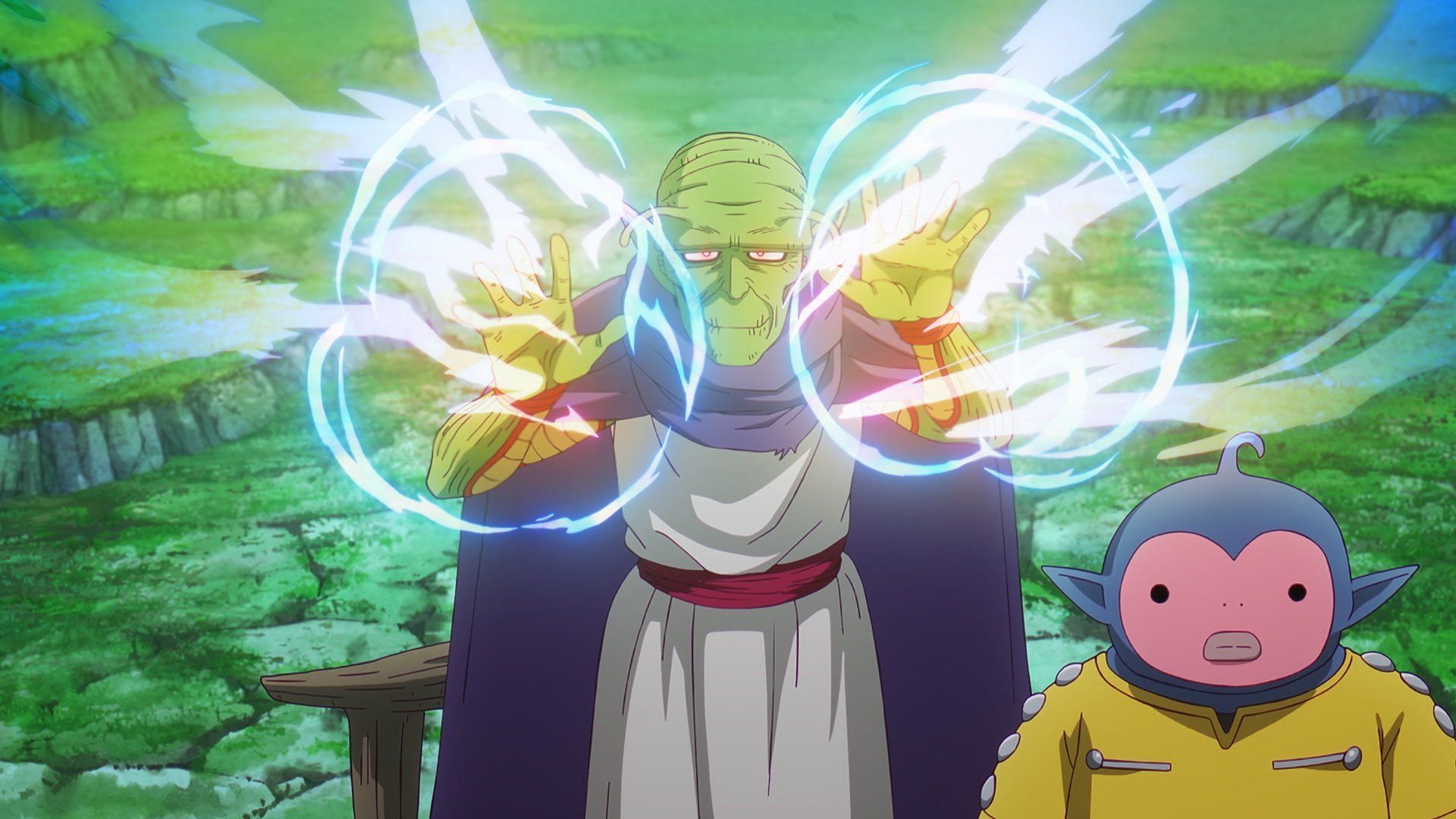 Neva powering up the Tamagami Number Two (Image via Toei Animation).