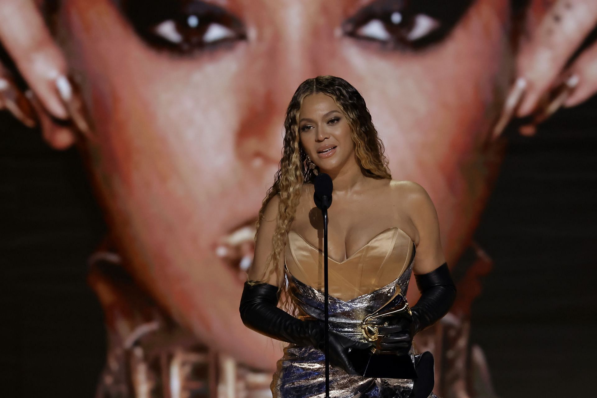 Beyonce used the horse to send a message (Image via Kevin Winter/Getty Images for The Recording Academy)