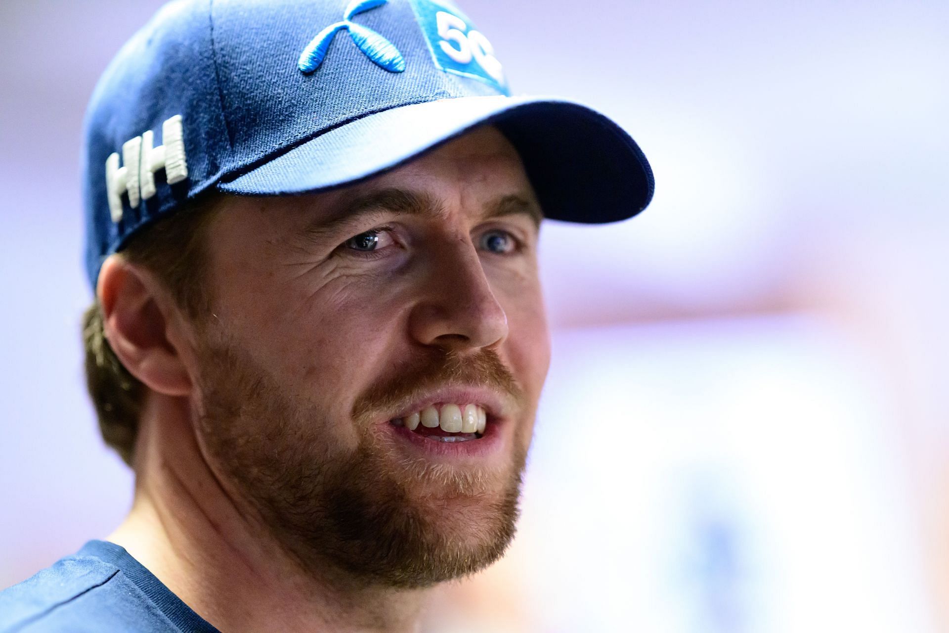 Kilde during a press conference before the 2024 FIS Ski World Cup event in Soelden, Austria (Image via: Getty Images)