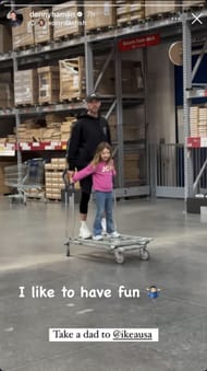 Still from Denny Hamlin's Instagram story (@dennyhamlin)