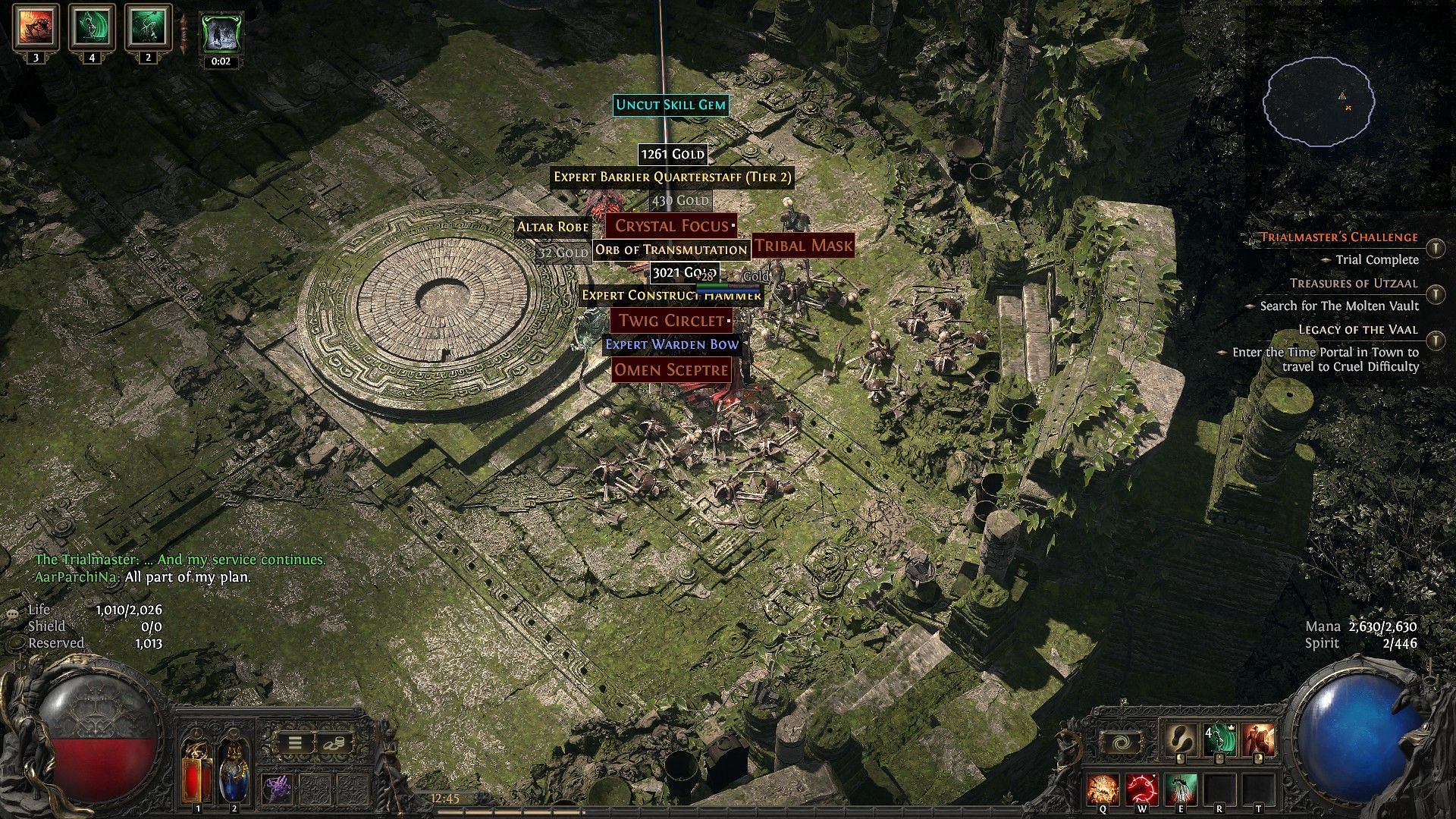 Trialmaster arena (Image via GGG)