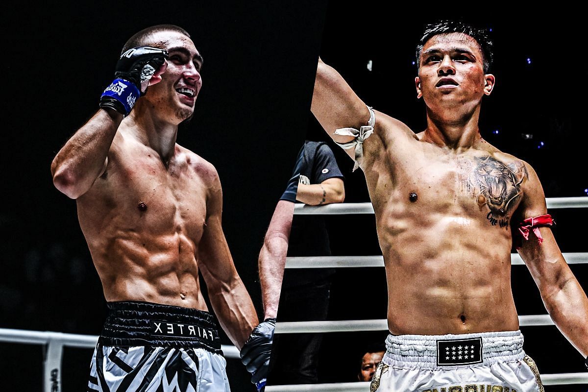 Egor Bikrev (left) Panpayak (right) [Photos via: ONE Championship]