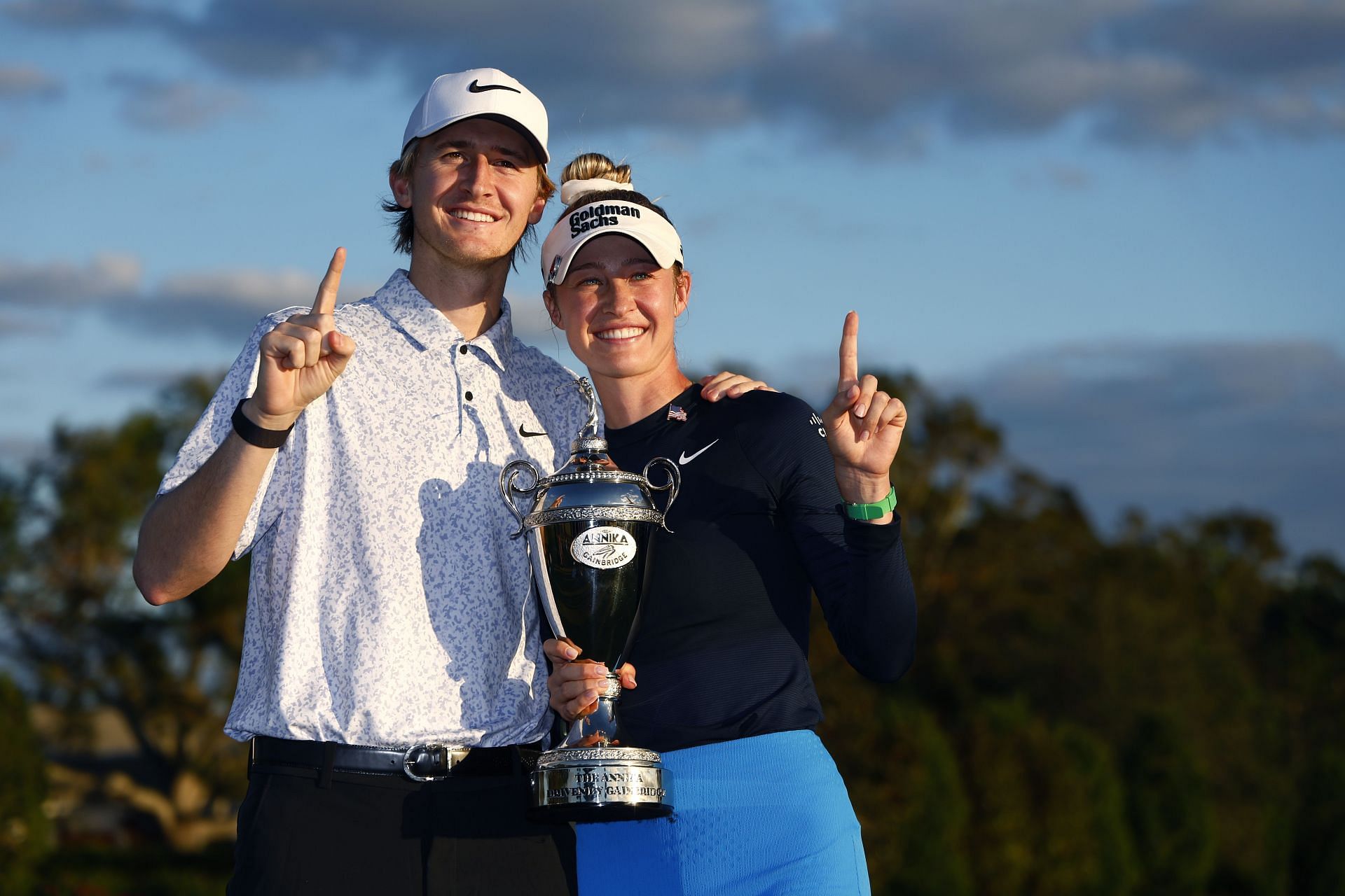 Sebastian Korda and Nelly Korda (Image source: Getty)