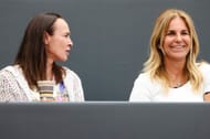 Martina Hingis and Arantxa Sanchez Vicario at the Hamburg Open 2023. (Photo: Getty)