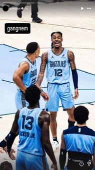 Ja Morant's Instagram Story