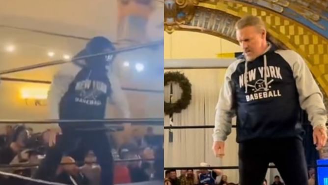 Chris Jericho shocks everybody with an uninvited appearance outside AEW to attack multiple stars