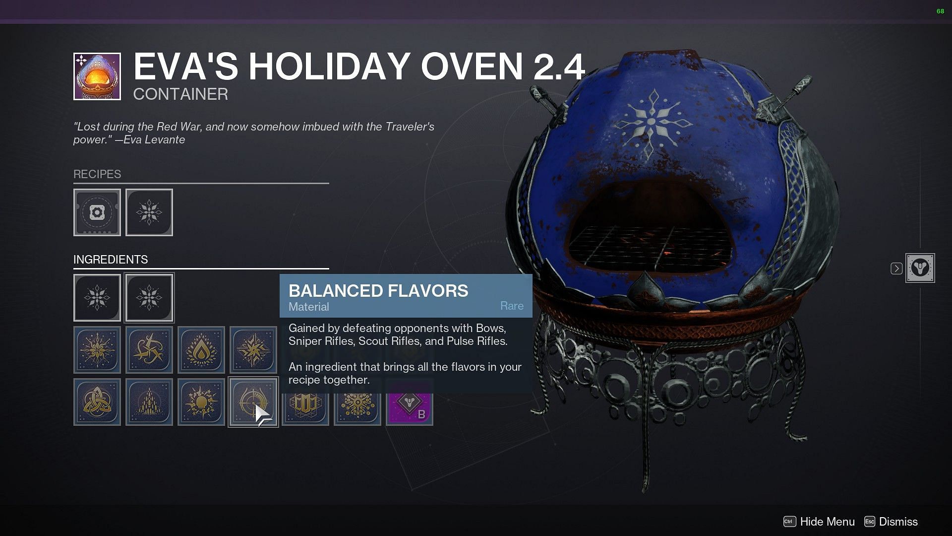 Balanced Flavors in Destiny 2 (Image via Bungie)