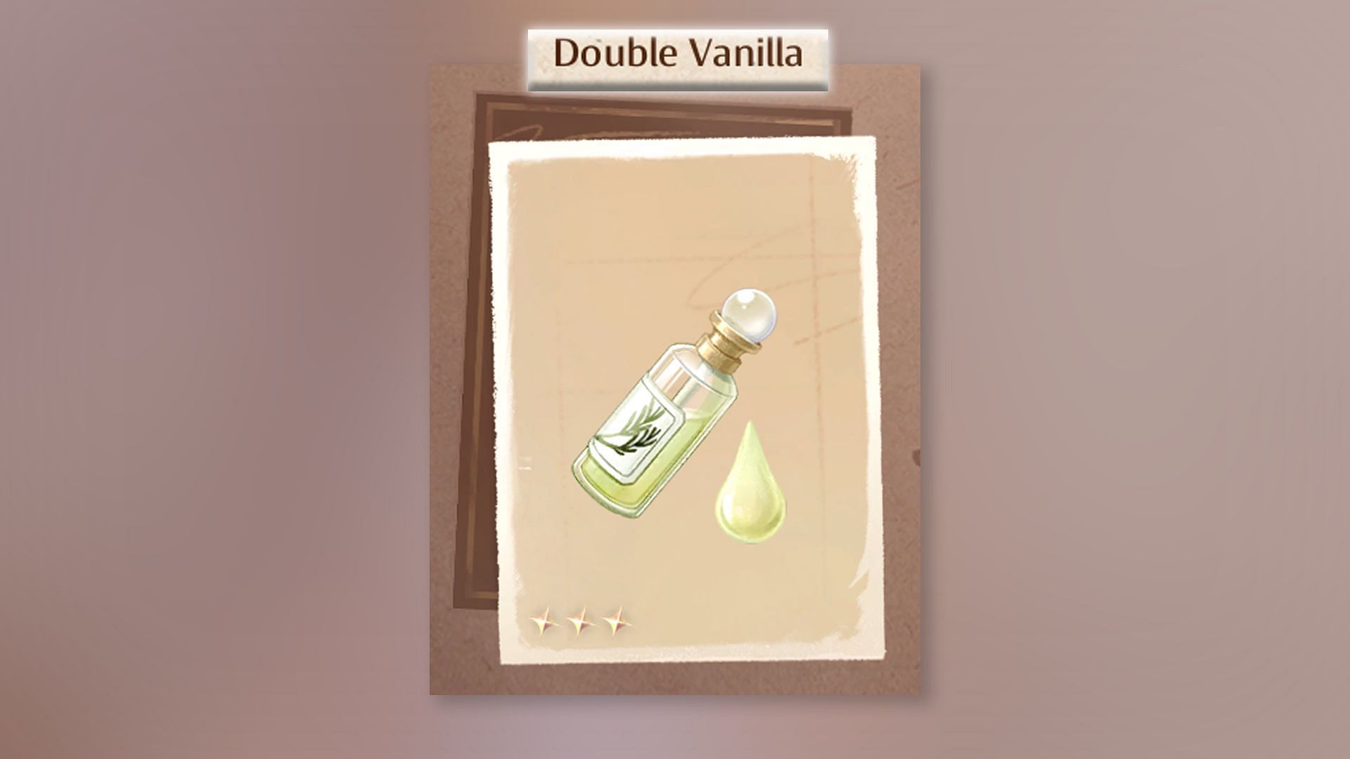 Double Vanilla Whim Fragrance (Image via Infold Games)