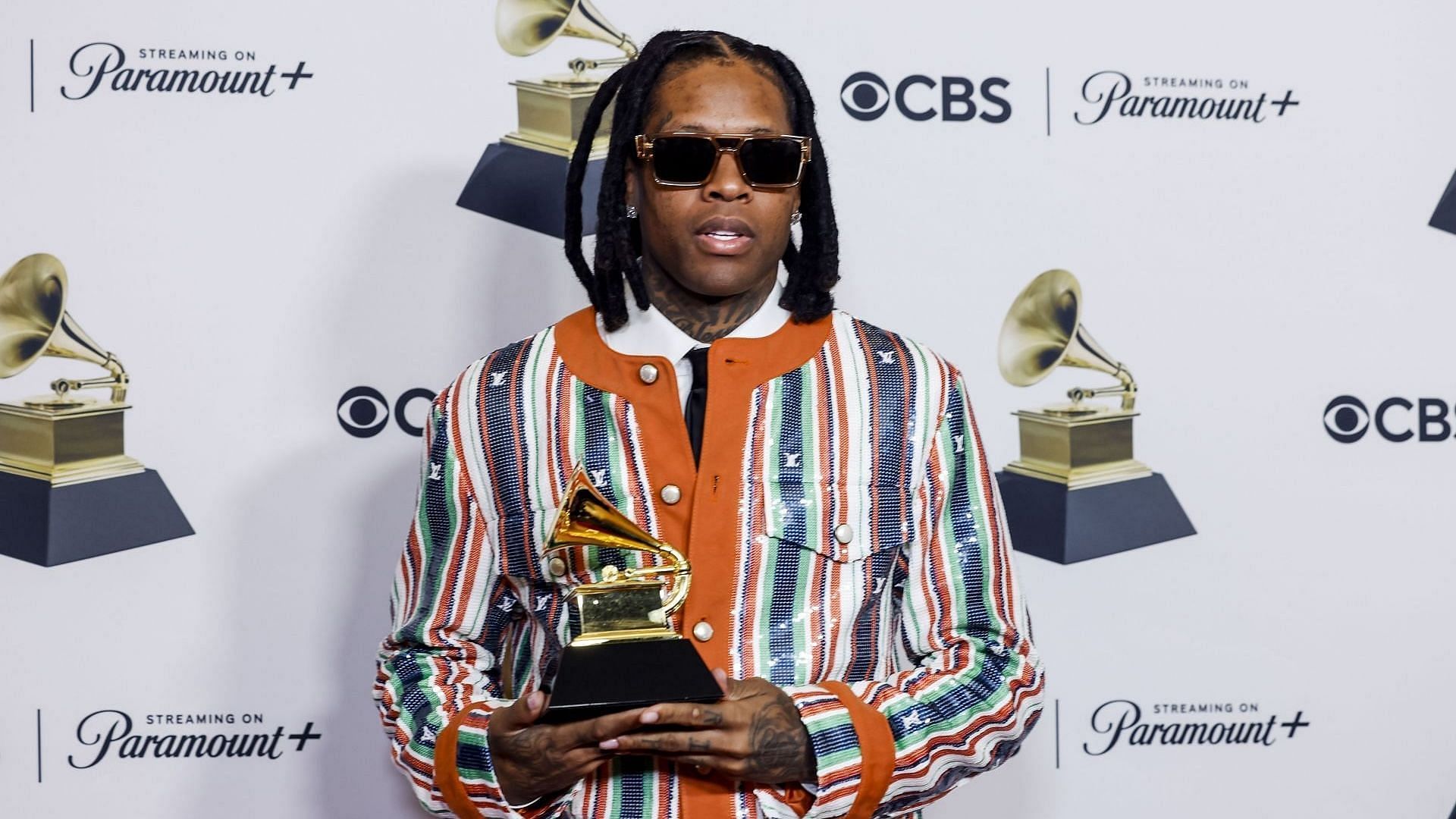 Winner Lil Durk for &quot;All My Life,&quot; at the 66th Grammy Awards held on February 4, 2024. (Image via Getty/Jason Armond)