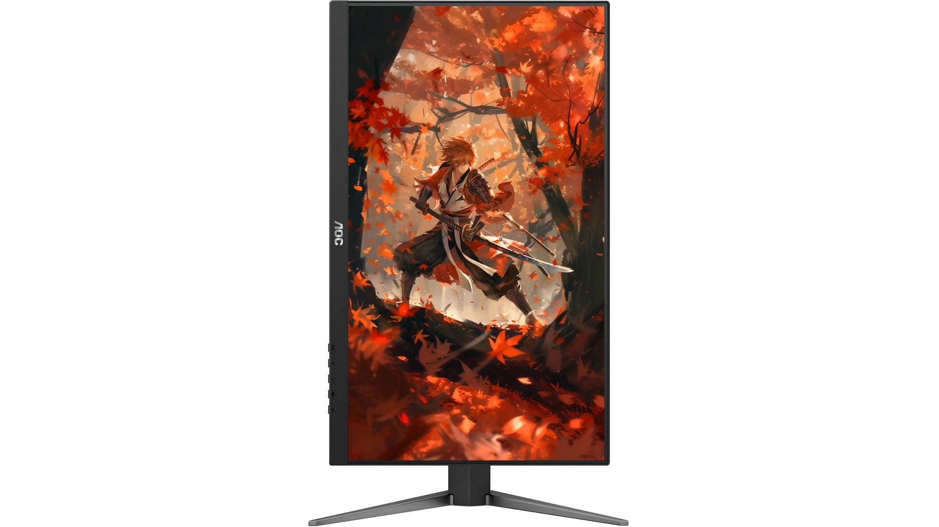 The AOC 24G4 gaming monitor can be used in portrait mode (Image via AOC)