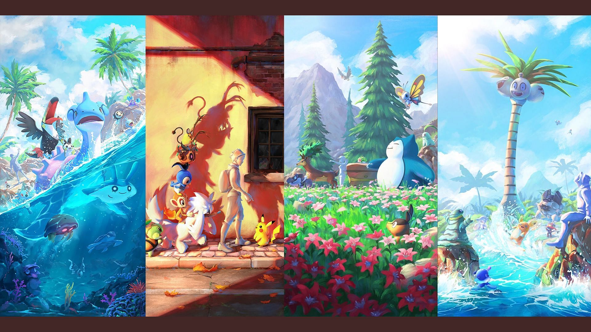 Some in-game loading screens seen in the past (Image via The Pokemon Company)