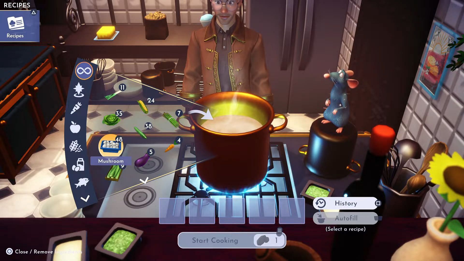 You will need three ingredients to prepare Eggplant Puffs (Image via YouTube/@Greymane Gaming || Gameloft)