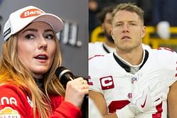 Mikaela Shiffrin reacts as Christian McCaffrey pens emotional note after season ending injury