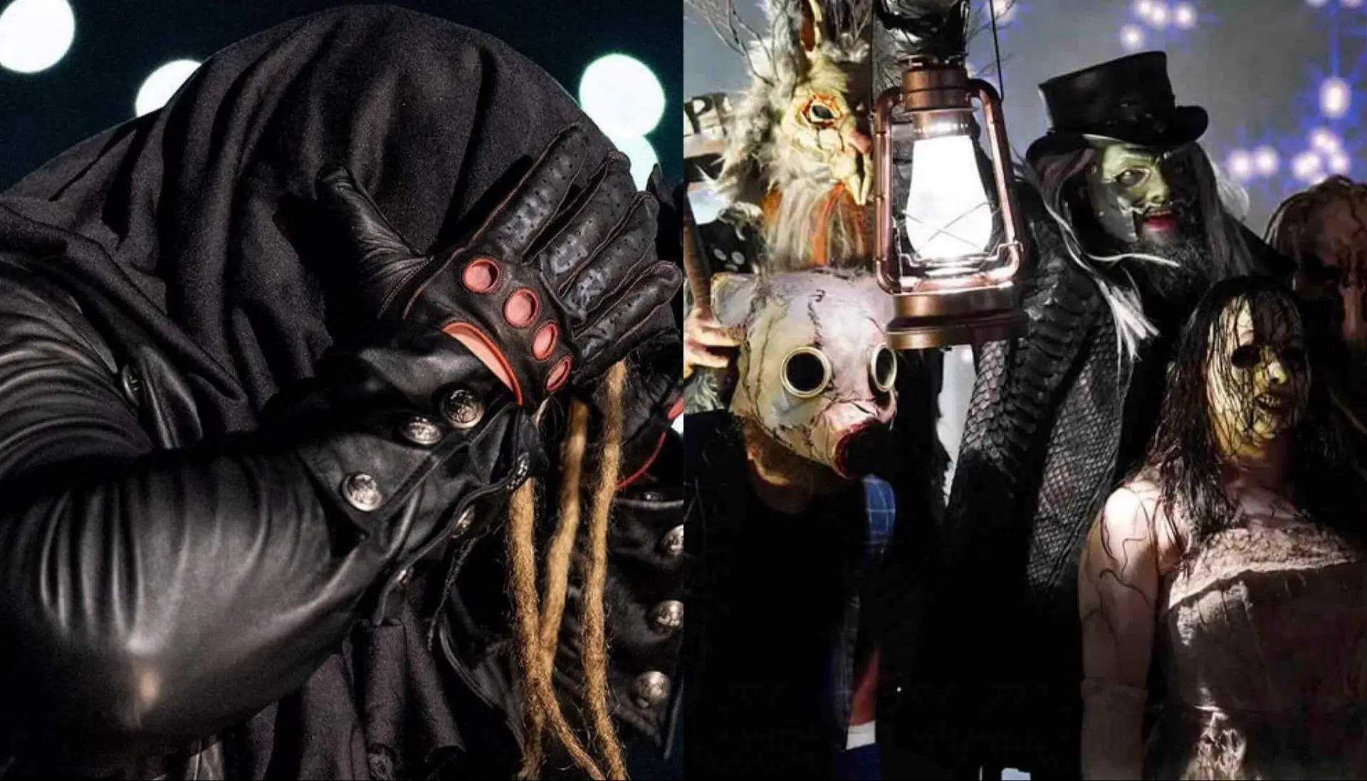 Bray Wyatt (left) and The Wyatt Sicks (right) [Image Credits: WWE.com]