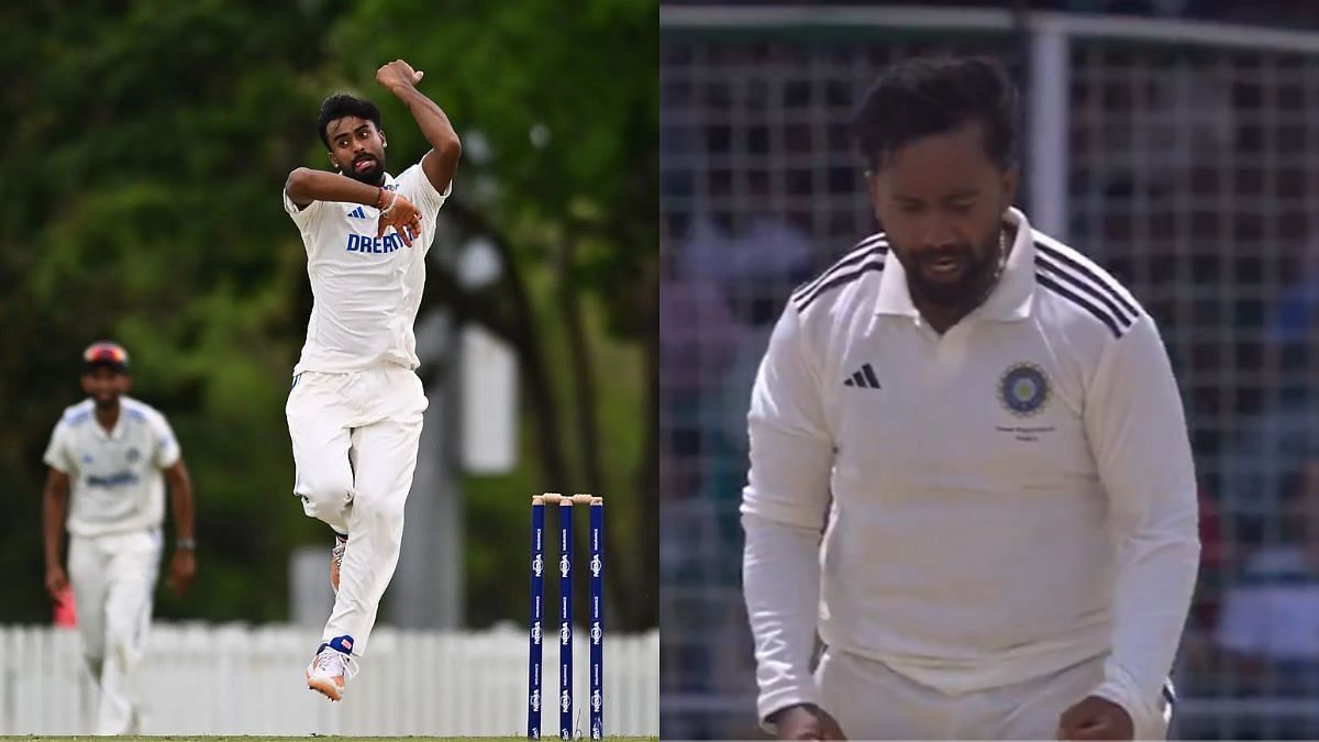 मानव सुथार और शम्स मुलानी (Photo Credit_Getty, X/ @BCCIdomestic)