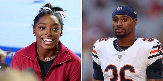 Simone Biles opens up on husband&rsquo;s dream coming true. PHOTO: Both from Getty Images