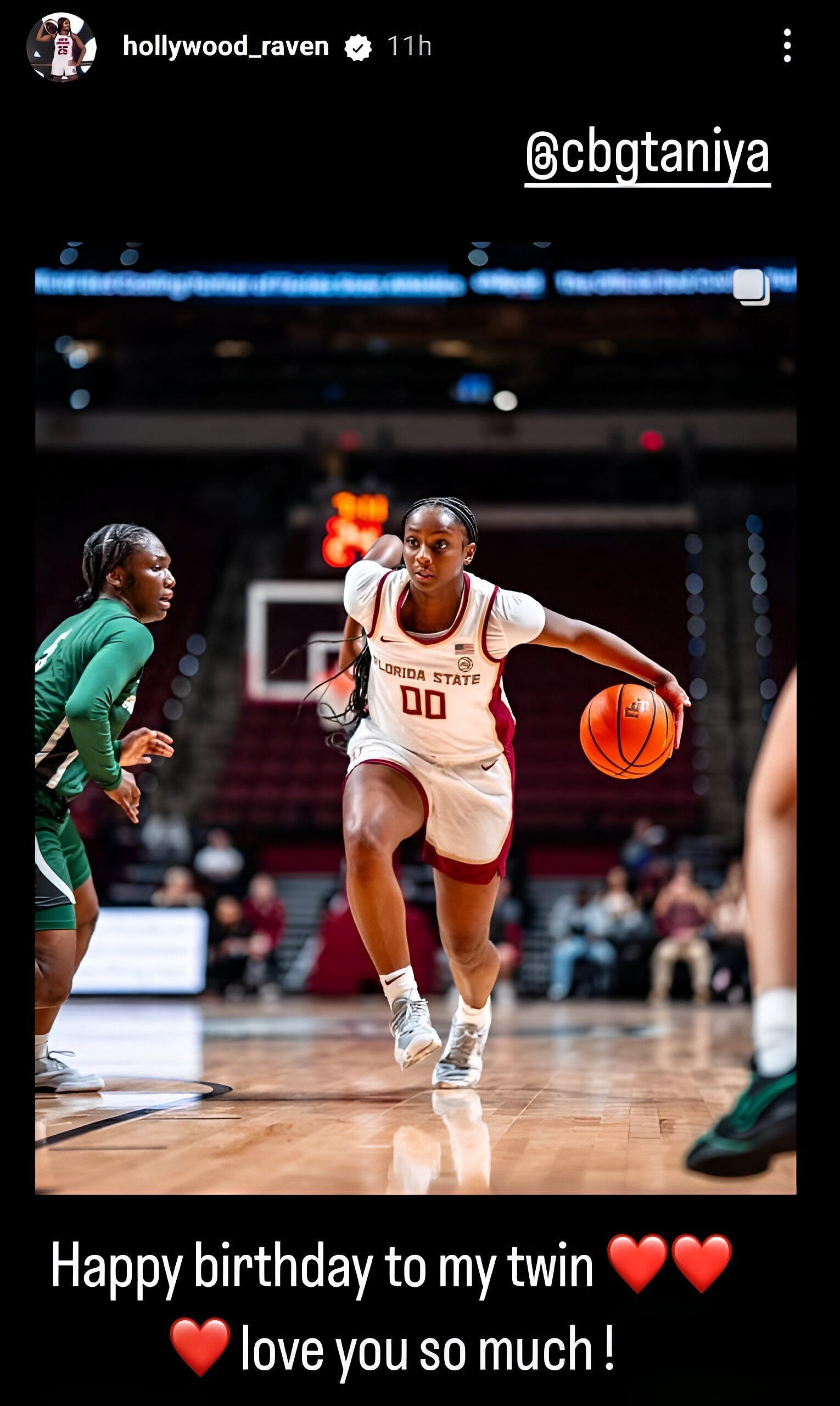 Raven Johnson wishes Ta&rsquo;Niya Latson a happy birthday on IG