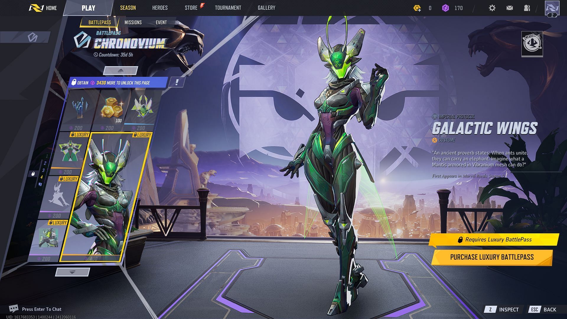 Rivals Season 0 Battle Pass page 4 (Image via NetEase Games)