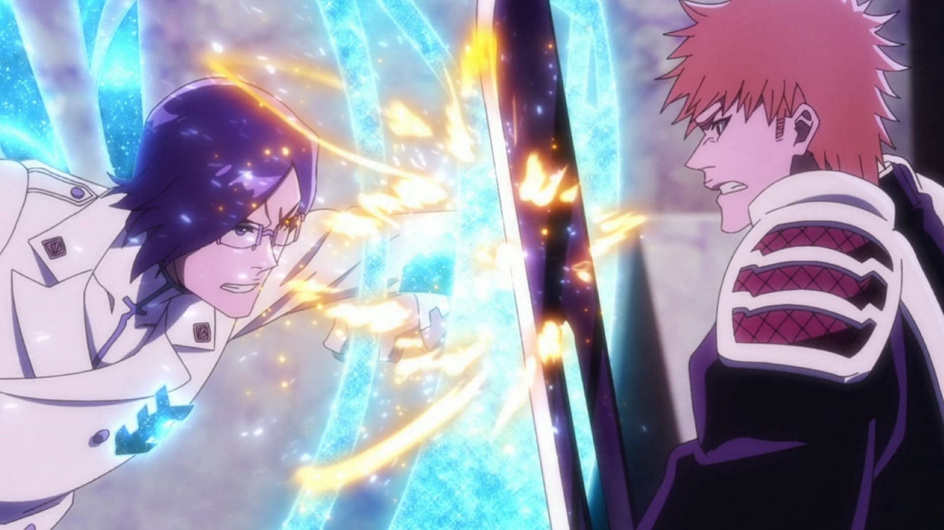 Uryu vs. Ichigo in the episode (Image via Pierrot Films)