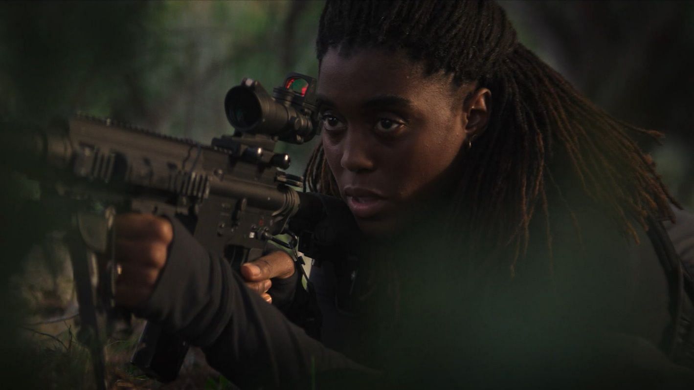 Bianca armed with an assault rifle on &#039;The Day of the Jackal&#039; (Image via Peacock)