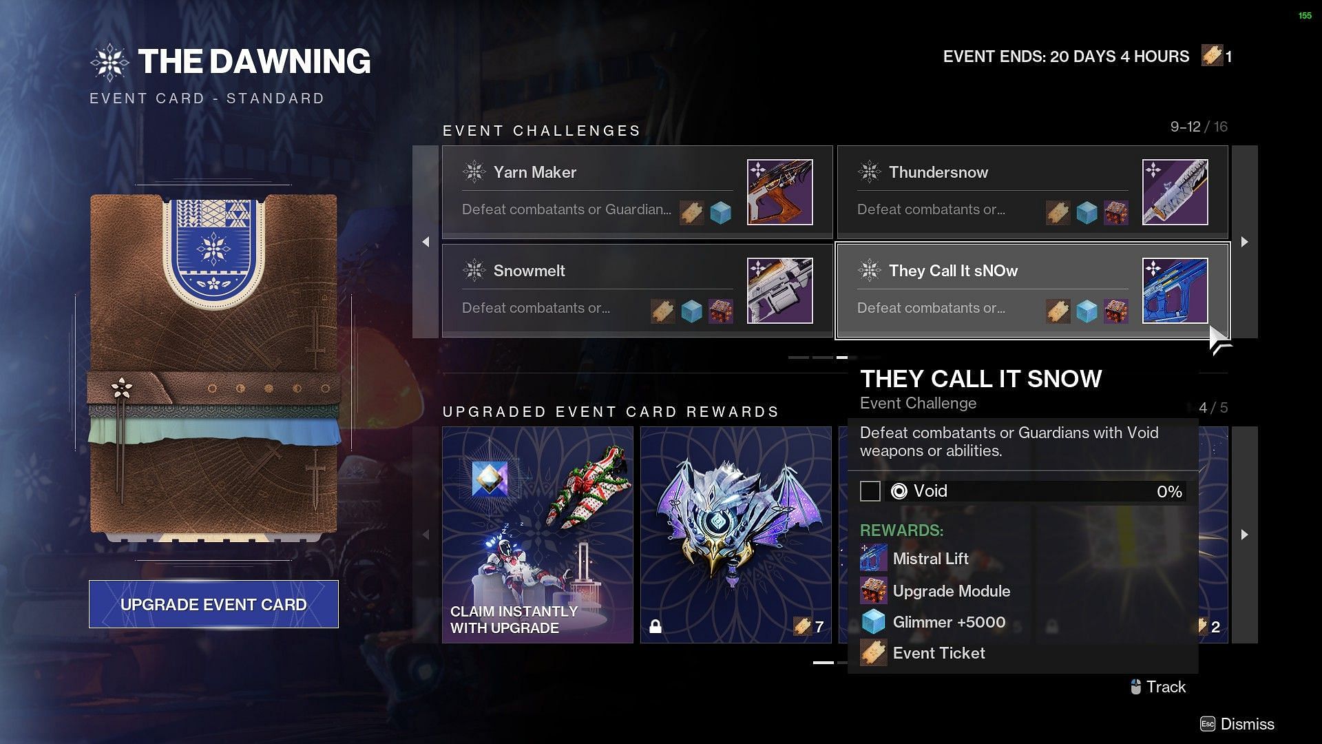 Event challenges in Destiny 2 Dawning 2024 (Image via Bungie)