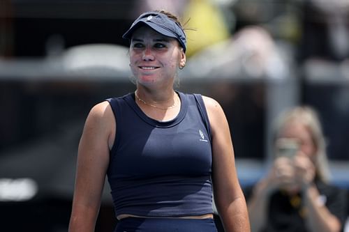 Sofia Kenin at the ASB Classic 2025. (Photo: Getty)