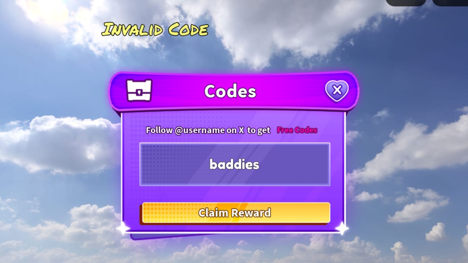 Baddies codes (October 2025)