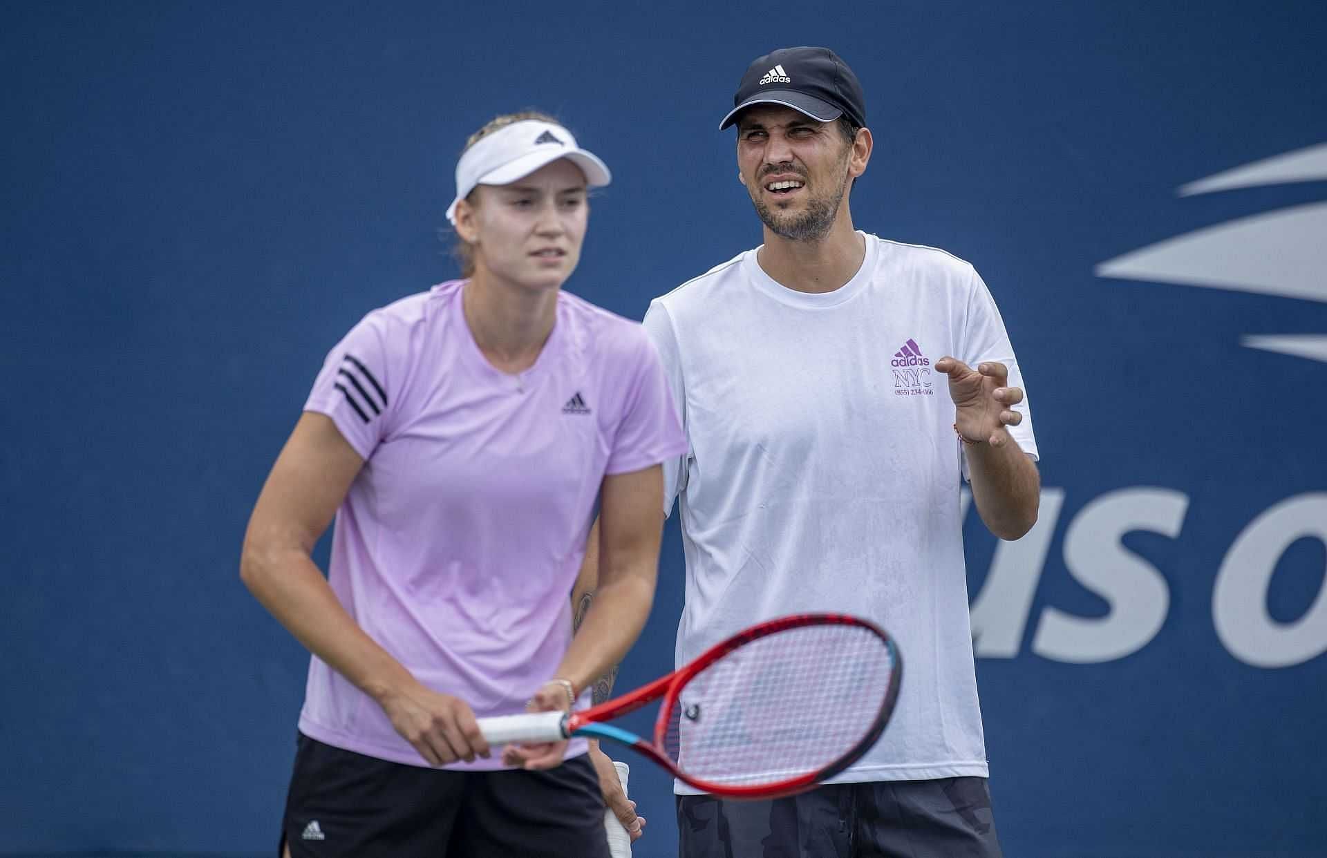 Elena Rybakina and Stefano Vukov (Source: Getty)