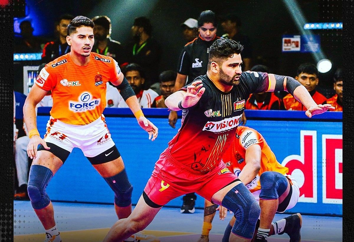 परदीप नरवाल दो बार यह कारनामा कर चुके हैं (Photo Credit -@BengaluruBulls)