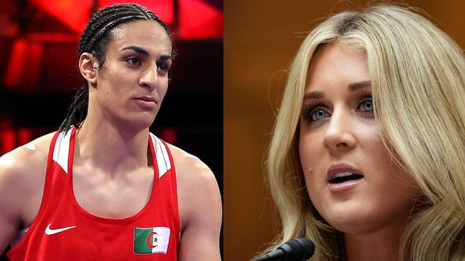"He was male and they want to punish women"- Riley Gaines weighs in on Imane Khelif's nomination & compares achievements to Sydney McLaughlin-Levrone