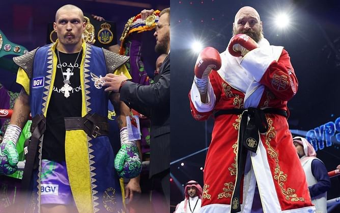Oleksandr Usyk's classy remark on "best friend" Tyson Fury after two epic fights earns a round of applause during press conference