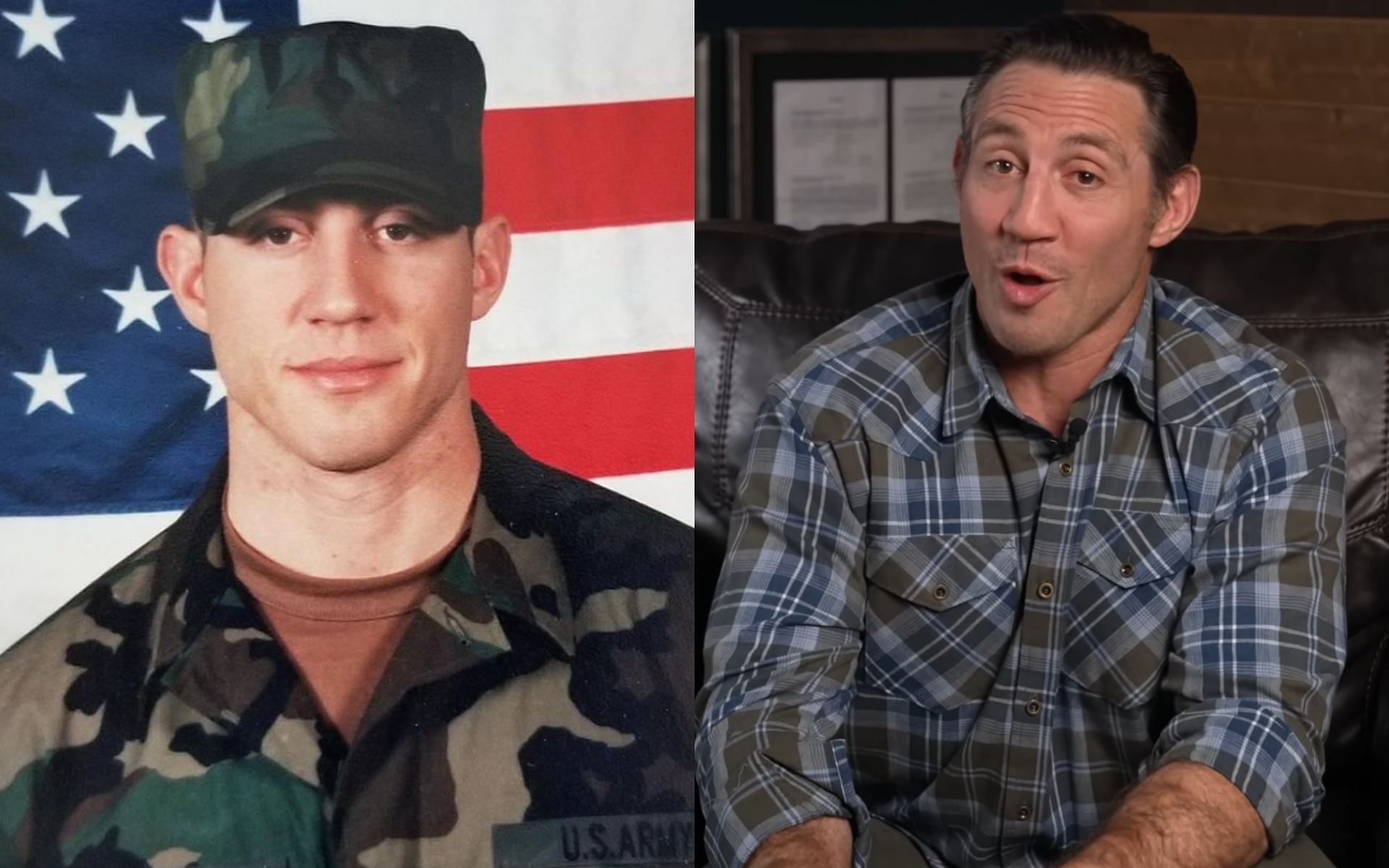 Tim Kennedy (left) and (right) fires back at accusations he committed stolen valor and falsified military records [Images courtesy: @timkennedy on YouTube, @timkennedymma on Instagram}