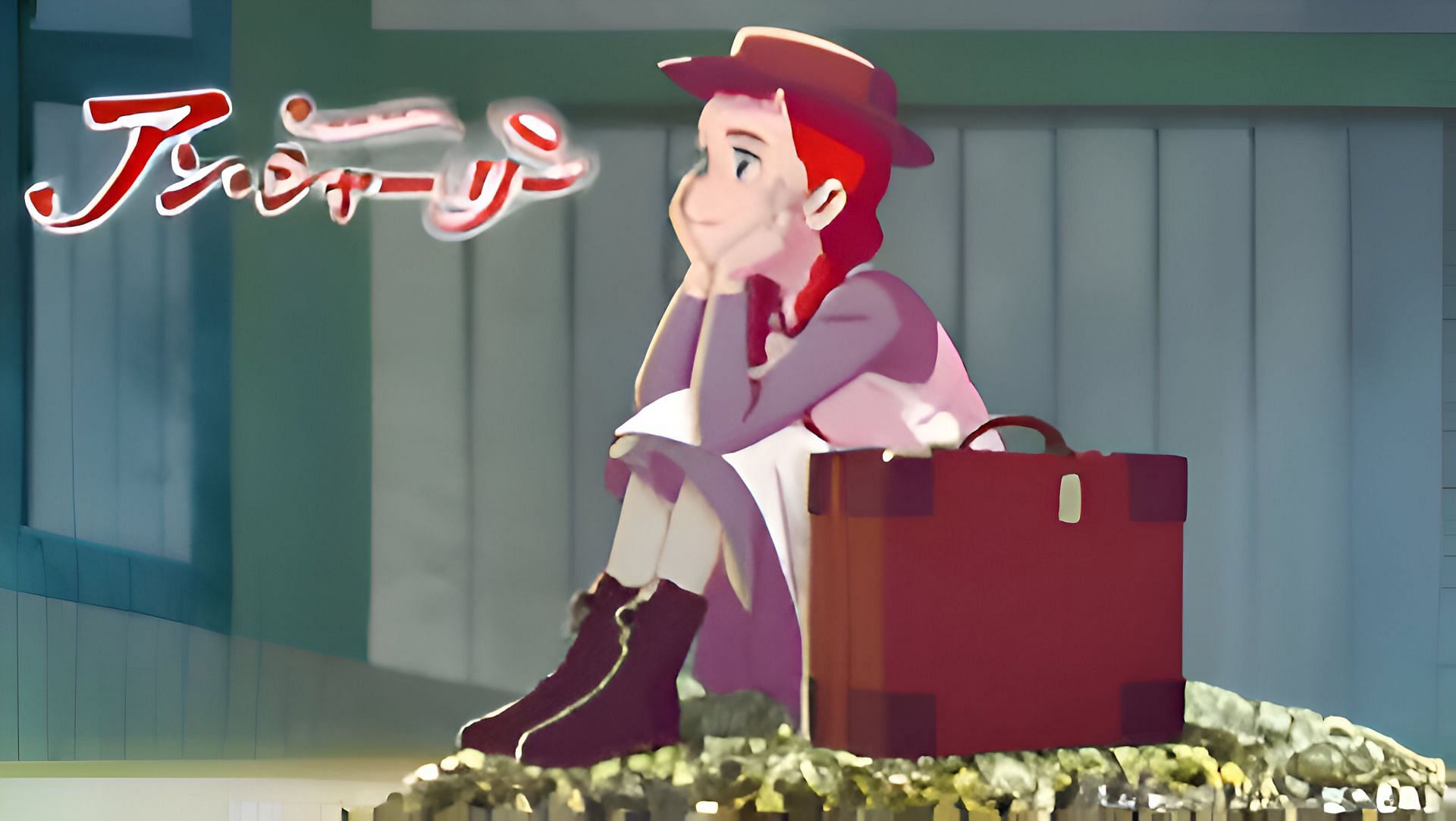 Anne as seen in the anime&#039;s visual (Image via The Answer Studio)